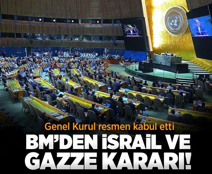 BM, İsrail'in insani yardımlara tam olarak izin vermesini talep eden kararı kabul etti