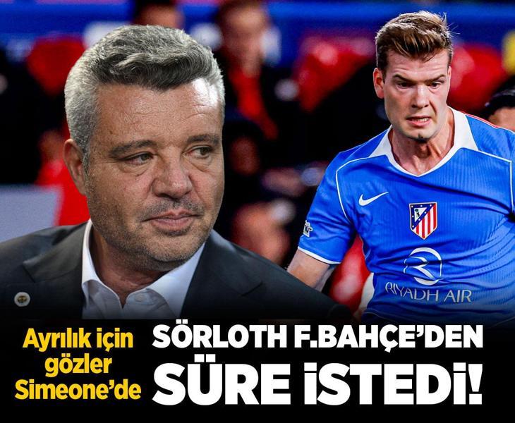 Sörloth Fenerbahçe'den transfer için süre istedi! Ayrılık için gözler Simeone'de