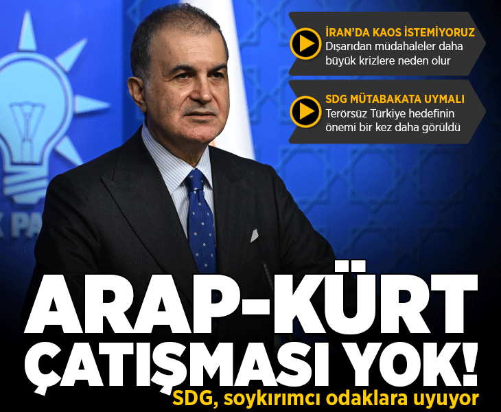 Son dakika: AK Parti Sözcüsü Ömer Çelik'ten önemli açıklamalar