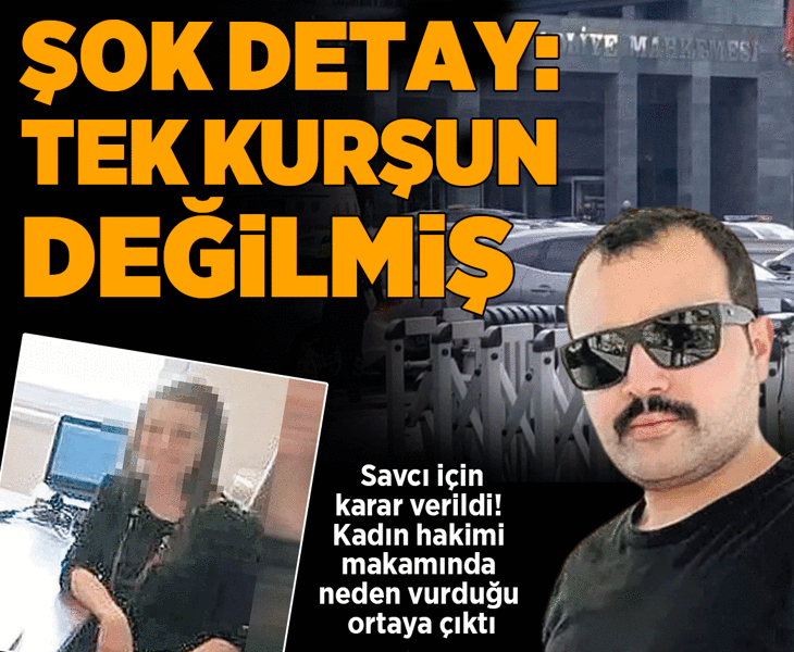 Kadın hakimi makam odasında vuran savcı, tutuklama talebiyle hakimliğe sevk edildi