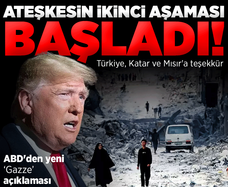 SON DAKİKA! ABD'den yeni Gazze açıklaması! 'Ateşkesin 2. aşaması başladı'