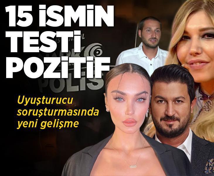 Son dakika... Uyuşturucu soruşturmasında 15 ismin testi pozitif çıktı