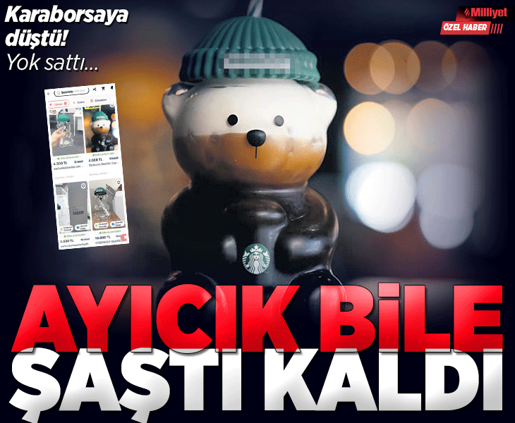 Bardağı taşıran ayıcık!