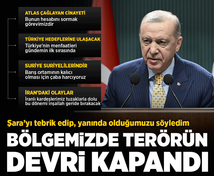 Cumhurbaşkanı Erdoğan'dan Kabine Toplantısı'nın ardından önemli açıklamalar