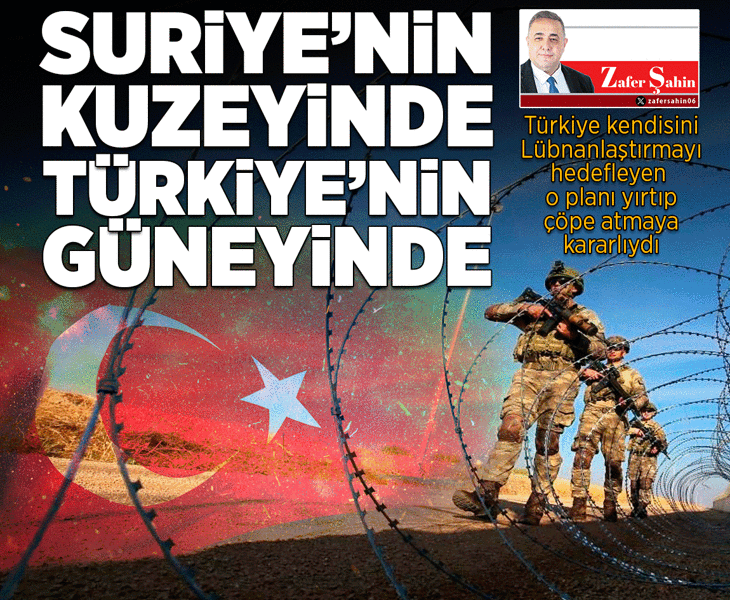 Suriye’nin kuzeyinde Türkiye’nin güneyinde