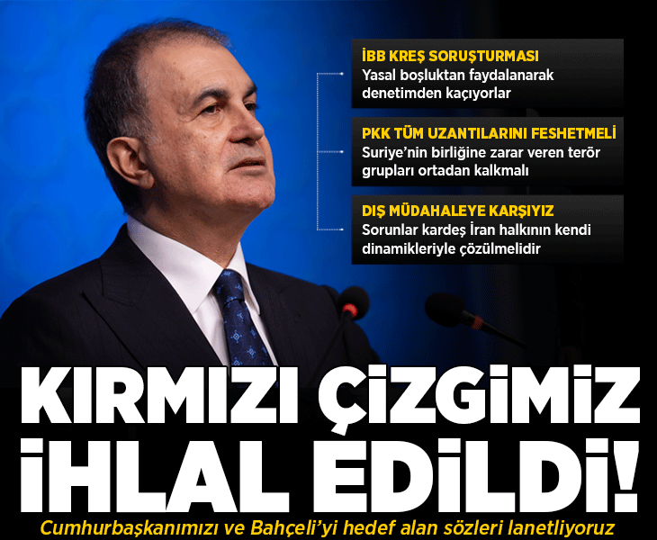 Son dakika... AK Parti Sözcüsü Ömer Çelik'ten açıklamalar