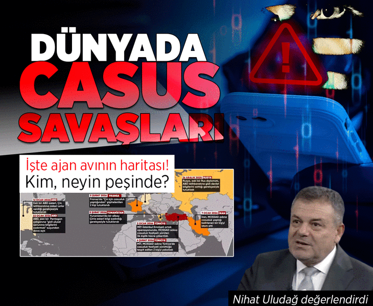Dünyada ajan savaşının haritası! Kim, neyin peşinde? Nihat Uludağ değerlendirdi