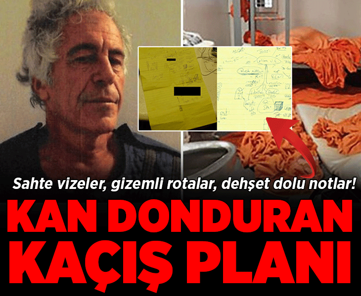 Sahte vizeler, gizemli rotalar, kan donduran notlar! Epstein'in dehşet dolu kaçış planı ortaya çıktı