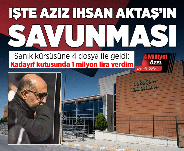 Son dakika... Aziz İhsan Aktaş'ın savunması ortaya çıktı! Kürsüye 4 dosya ile geldi