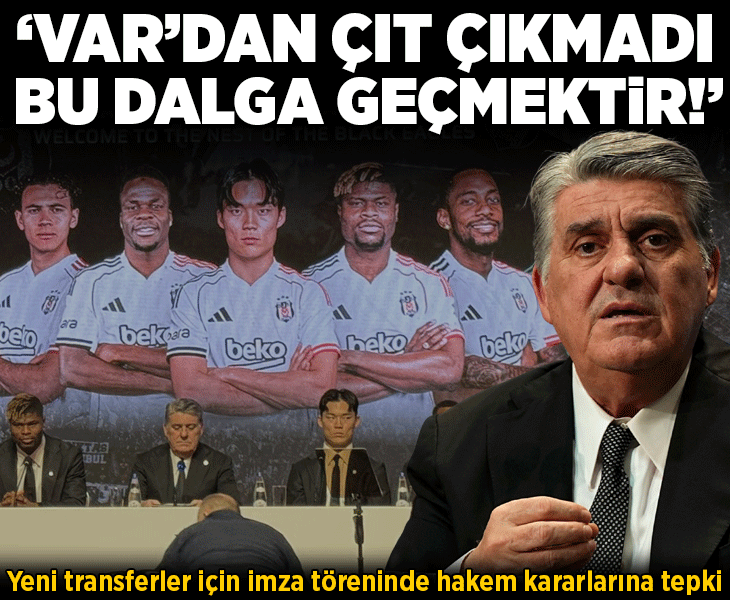 CANLI | Beşiktaş'ta yeni transferler için imza töreni düzenleniyor