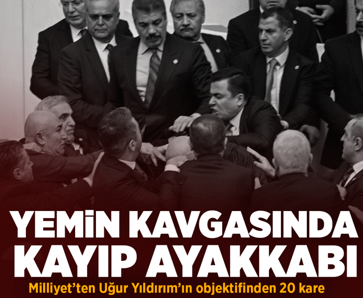 TBMM'deki yemin kavgasında kayıp ayakkabı! İşte kavgadan yeni görüntüler