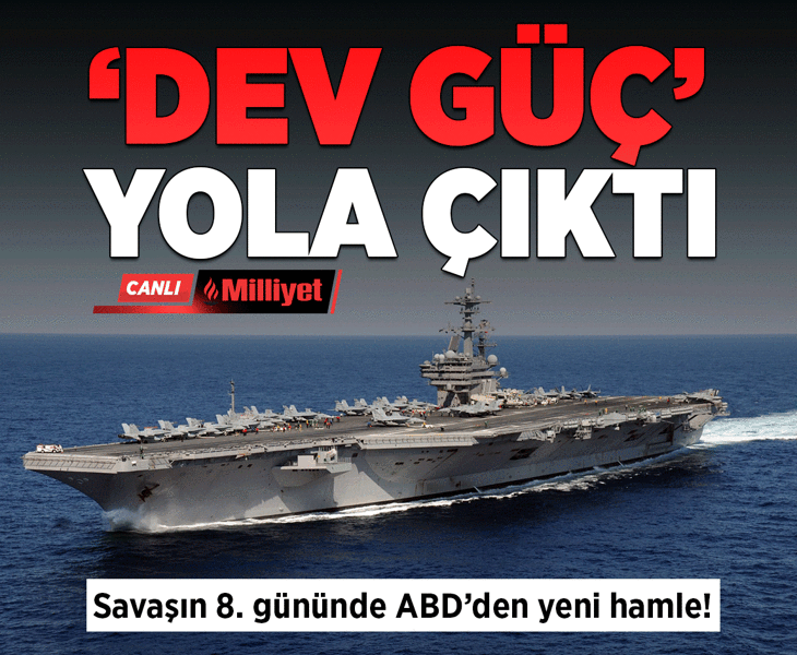 ABD-İsrail-İran savaşının sekizinci gününde ölüm füzeleri peş peşe ateşleniyor! 'Dev güç' Orta Doğu'ya doğru yola çıktı
