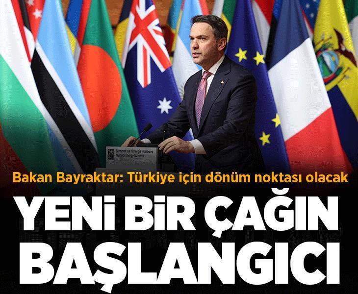 Bakan Bayraktar: Türkiye için önemli bir dönüm noktası olacak