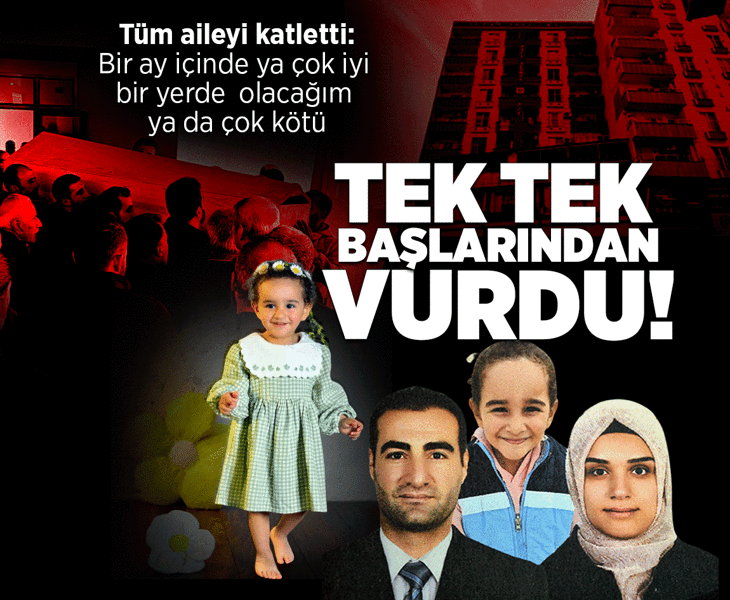 Mardin'deki aile katliamın detayları iddianemeye girdi: Tek tek başlarından vurdu