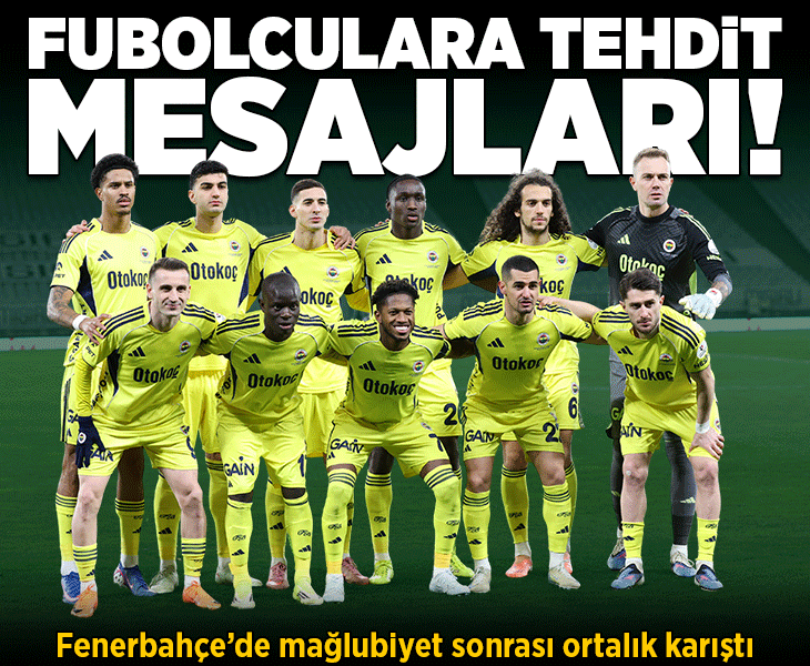 Fenerbahçe'de mağlubiyet sonrası ortalık karıştı! Futbolculara tehdit mesajları iddiası