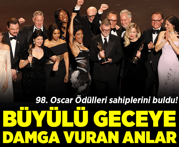 Hollywood'un merakla beklediği 98. Oscar Ödülleri sahiplerini buldu! İşte büyülü geceye damga vuran anlar ve kazananlar