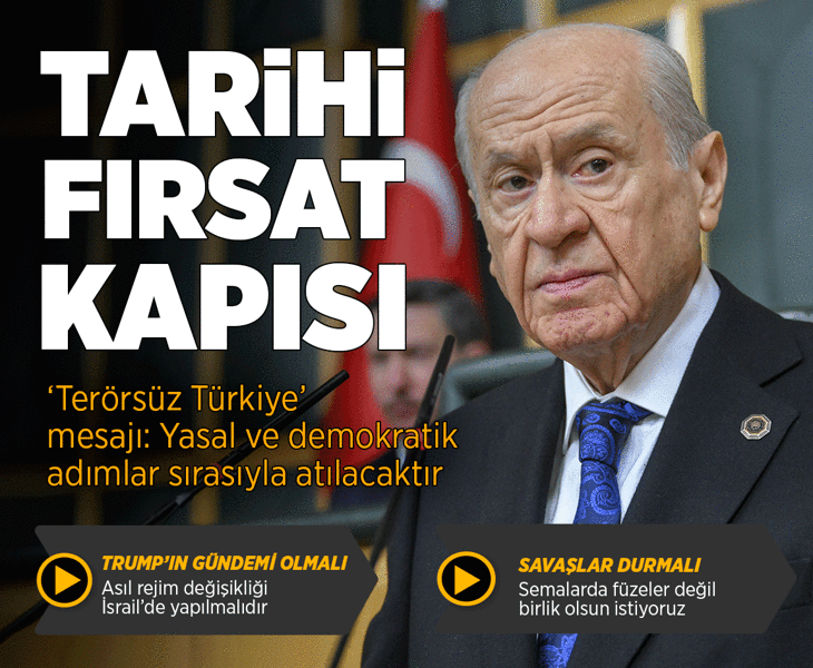 Son dakika... MHP lideri Bahçeli'den açıklamalar