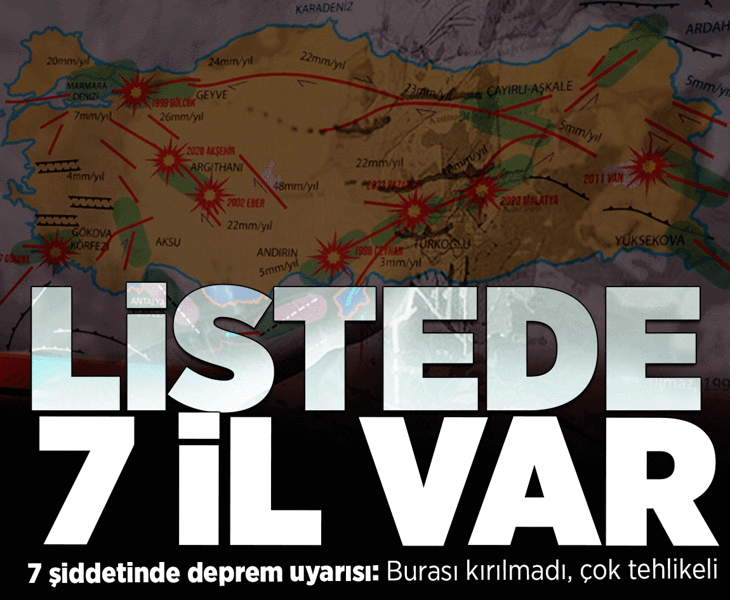 7 ili ilgilenlendiren fay hattı! 'Tehlike çok büyük, 7 üzerinde deprem olabilir'