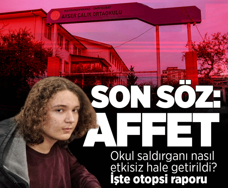 Soh dakika... Kahramanmaraş'ta okulda katliam yapan İsa Aras Mersinli'nin bilgisayarından belge çıktı