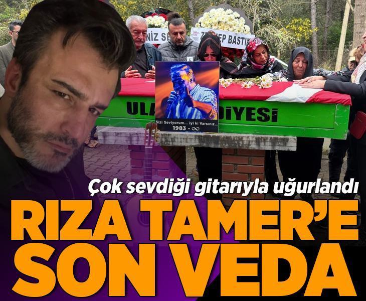 Rıza Tamer'e gözyaşlarıyla son veda! Çok sevdiği gitarıyla uğurlandı