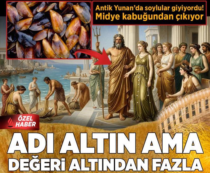 Adı 'altın' ama değeri altından fazla! Antik Yunan'da soylular giyiyordu: Midye kabuğundan çıkıyor