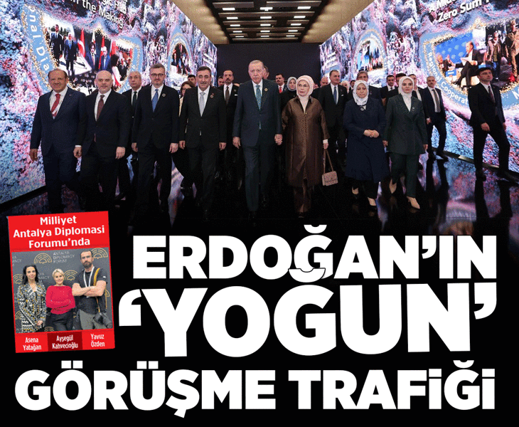 Cumhurbaşkanı Erdoğan'ın ‘yoğun’ görüşme trafiği