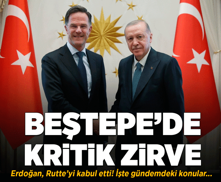 Cumhurbaşkanı Erdoğan-Rutte görüşmesi başladı
