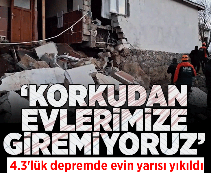 Ağrı'da 4.3 büyüklüğünde deprem! AFAD ekipleri bölgede: Köylerde bazı evlerde hasar oluştu