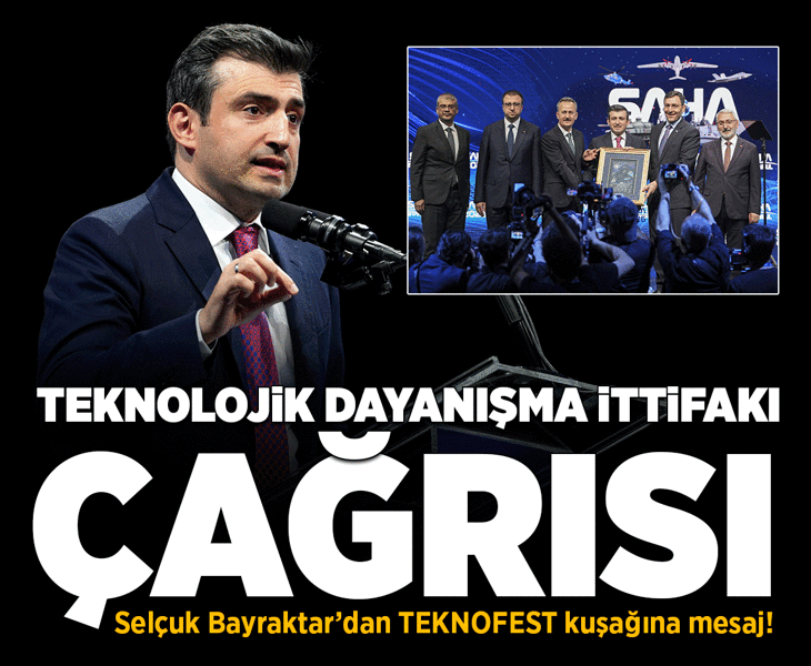 Baykar Yönetim Kurulu Başkanı Selçuk Bayraktar'dan TEKNOFEST kuşağına mesaj!