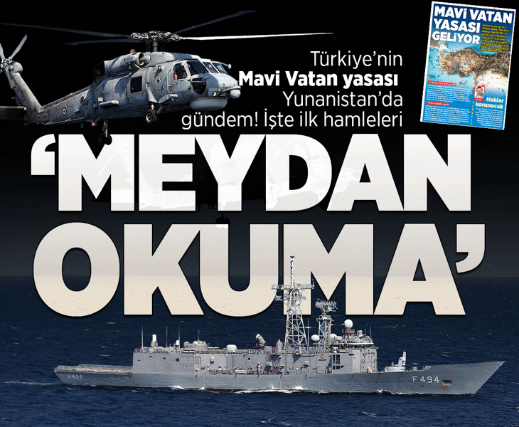 Türkiye'nin 'Mavi Vatan' yasası Yunanistan'da gündem! AB'nin kapısı çaldılar: Ankara'dan meydan okuma