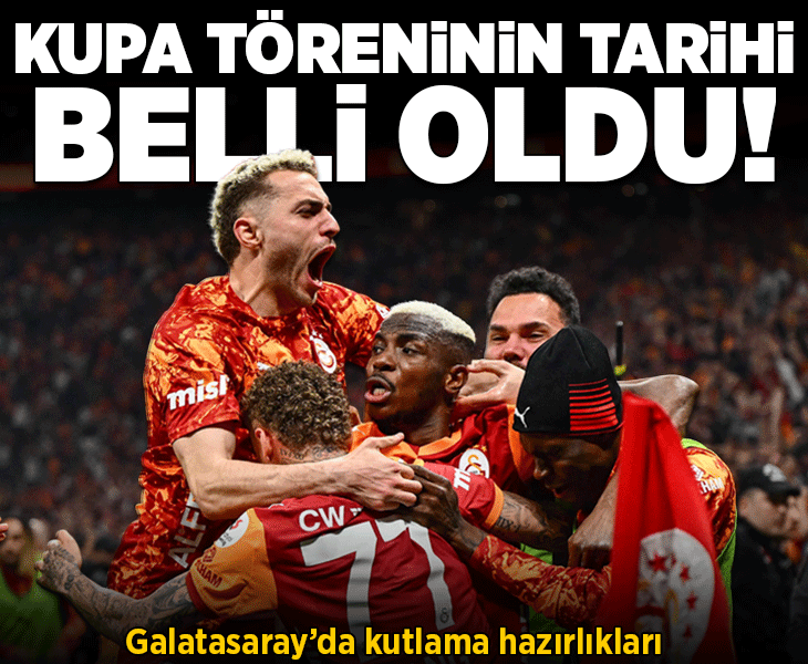 Galatasaray'da kupa töreninin tarihi belli oldu!