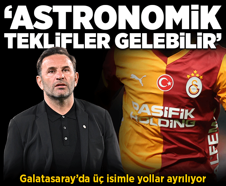 Galatasaray'da 3 isimle yollar ayrılıyor!