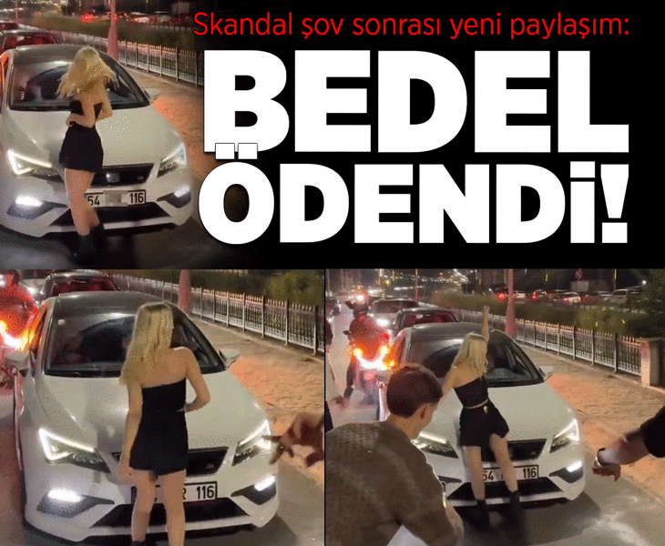 Trafikteki şovun bedeli ağır oldu! Kimliği tespit edildi