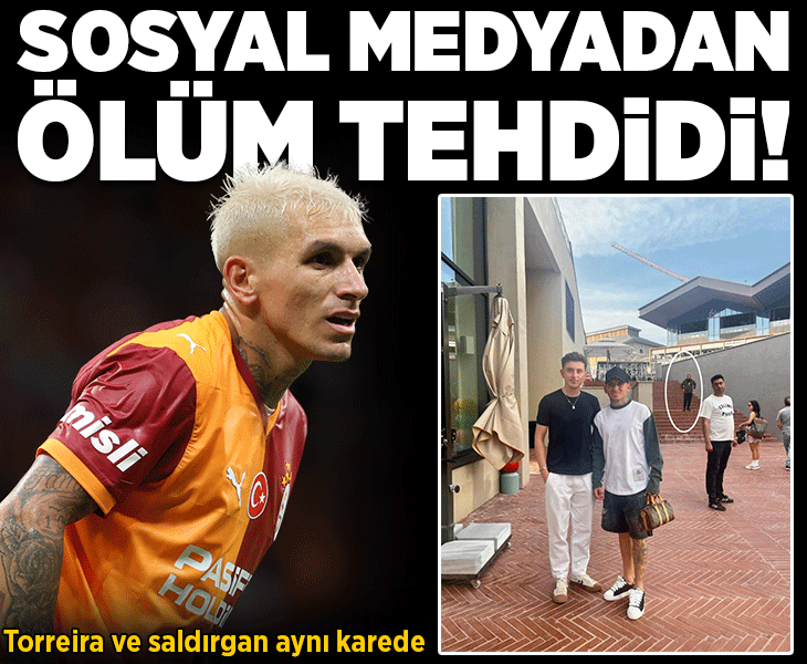 Son dakika: Galatasaraylı Lucas Torreira ve saldırgan aynı karede! Sosyal medyadan ölüm tehdidi
