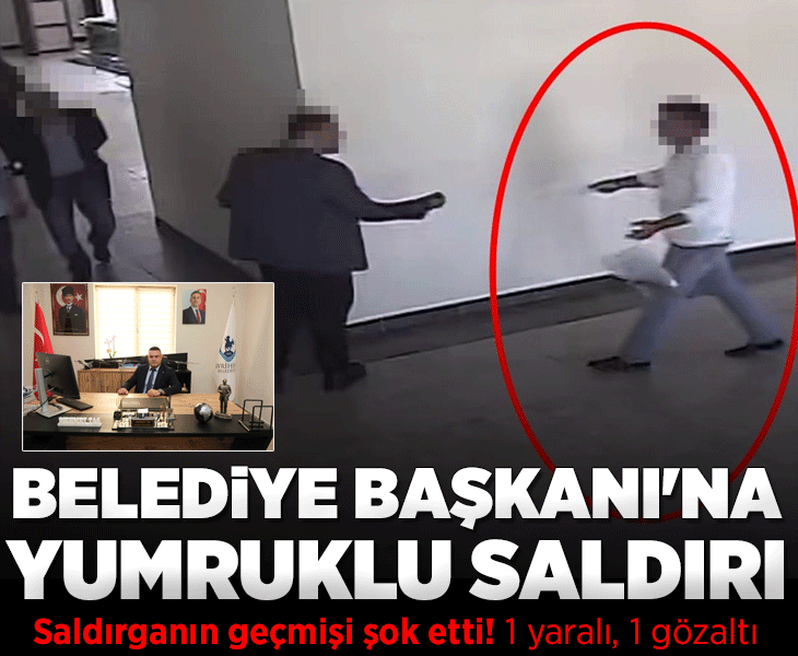 Sivrihisar Belediyesi'nde hareketli dakikalar! Başkan Habil Dökmeci’ye yumruklu saldırı; 1 yaralı, 1 gözaltı