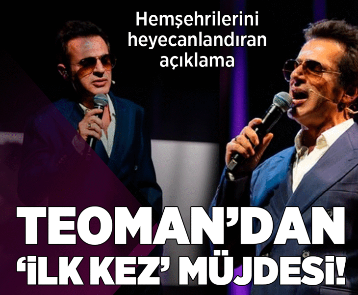 Teoman'dan hayranlarını heyecanlandıran açıklama: 'Hayatımın ilk konserini vereceğim'
