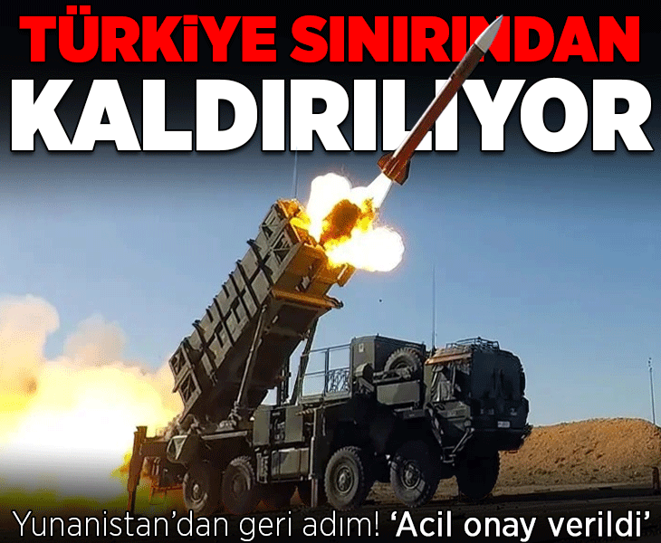 Yunanistan'dan geri adım: Türkiye sınırından kaldırılıyor! 'Acil onay verildi'