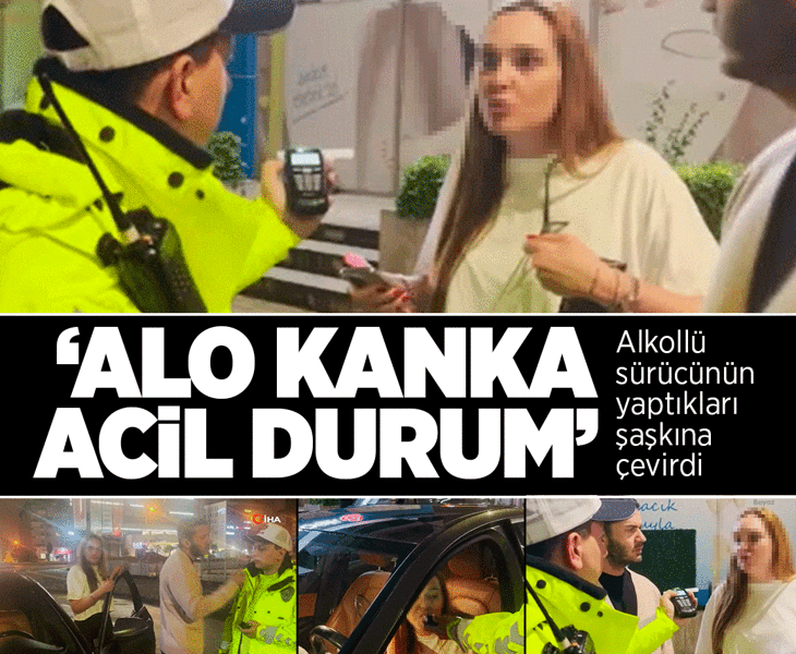 Bursa'da alkollü sürücünün yaptıkları şaşkına çevirdi: Alo kanka acil durum, acil durum