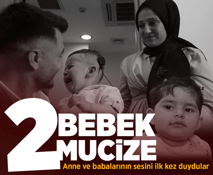 Şanlıurfa'da biyonik kulak umut oldu! İki bebek ailelerinin sesini ilk kez duydu