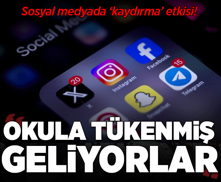 Sosyal medyada 'kaydırma' etkisi okulları vurdu! 'Çocuklar tükenmiş geliyor'