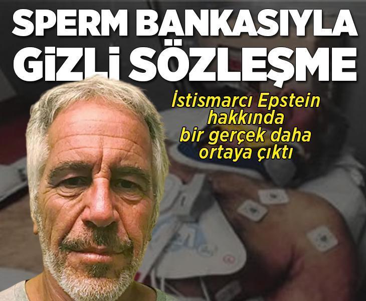 Jeffrey Epstein'in sperm bankasıyla gizli sözleşme imzaladığı ortaya çıktı