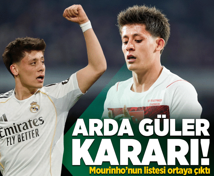 Real Madrid'in başına geçmesi beklenen Jose Mourinho, Arda Güler için kararını verdi!