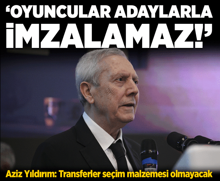 Fenerbahçe'de Aziz Yıldırım'dan Hakan Safi'ye tepki! 'Oyuncular adaylarla anlaşmaz'