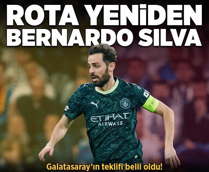 Galatasaray'da rota yeniden Bernardo Silva!