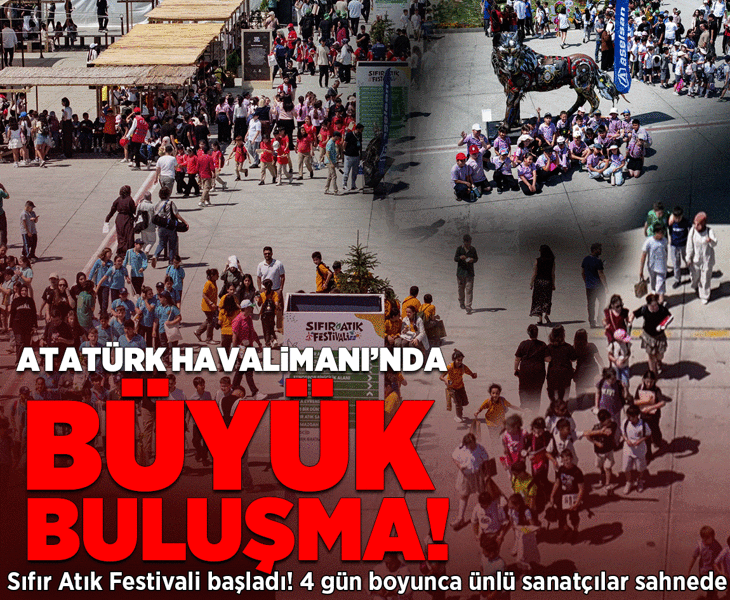 Sıfır Atık Festivali Atatürk Havalimanı'nda başladı