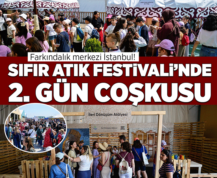 Sıfır Atık Festivali'nde ikinci gün coşkusu! Sanal gerçeklikten geri dönüşüm atölyelerine dolu dolu festival