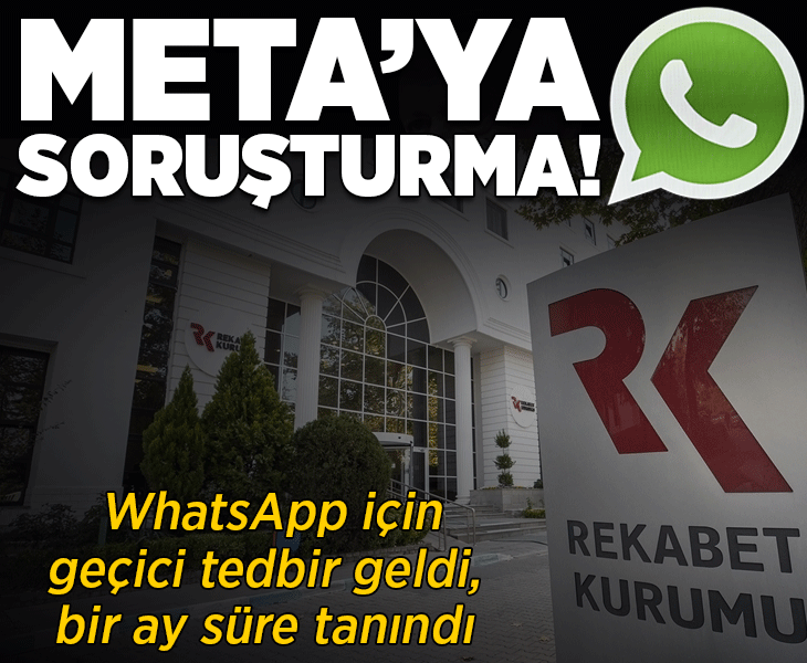 Rekabet Kurulu'ndan Meta'ya soruşturma: Yapay zeka alanında geçici tedbir kararı