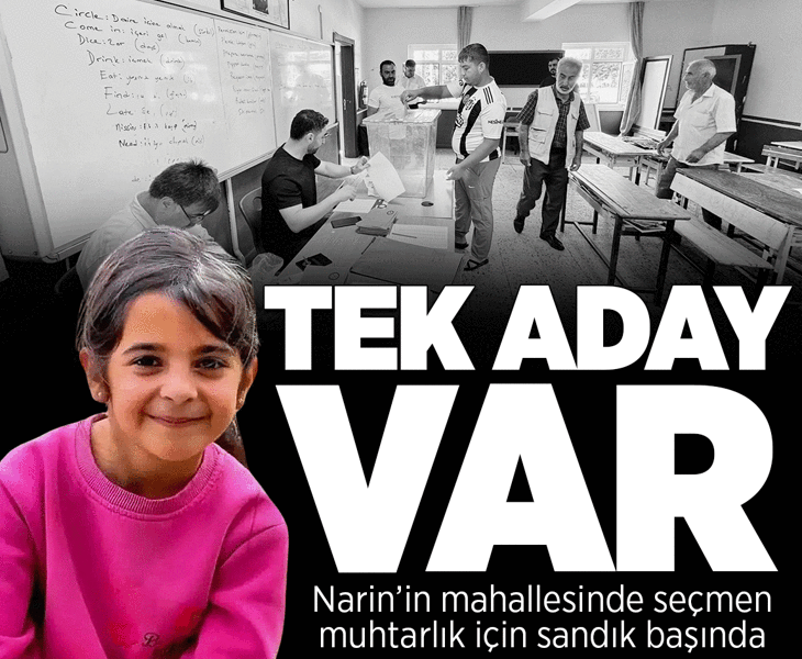 Narin Güran'ın mahallesinde seçmen muhtarlık için sandık başına gitti