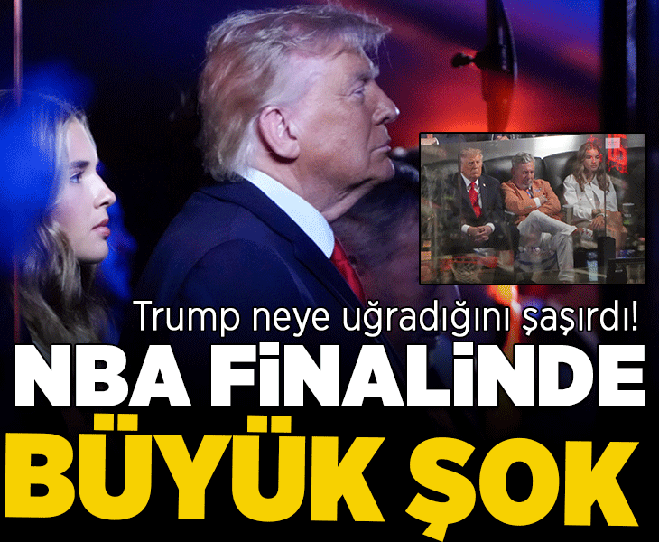NBA finalinde Trump'a büyük şok! Neye uğradığını şaşırdı: Dakikalarca yuhalandı