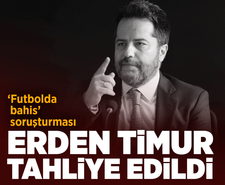 Son dakika... Galatasaray Eski Başkanvekili Erden Timur tahliye edildi